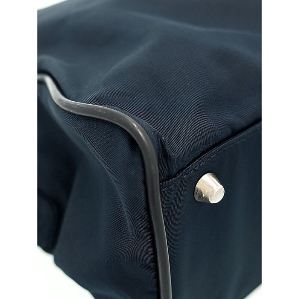 Prada closure zip nylon Tessuto handbag top Blue - Picture 9 of 9